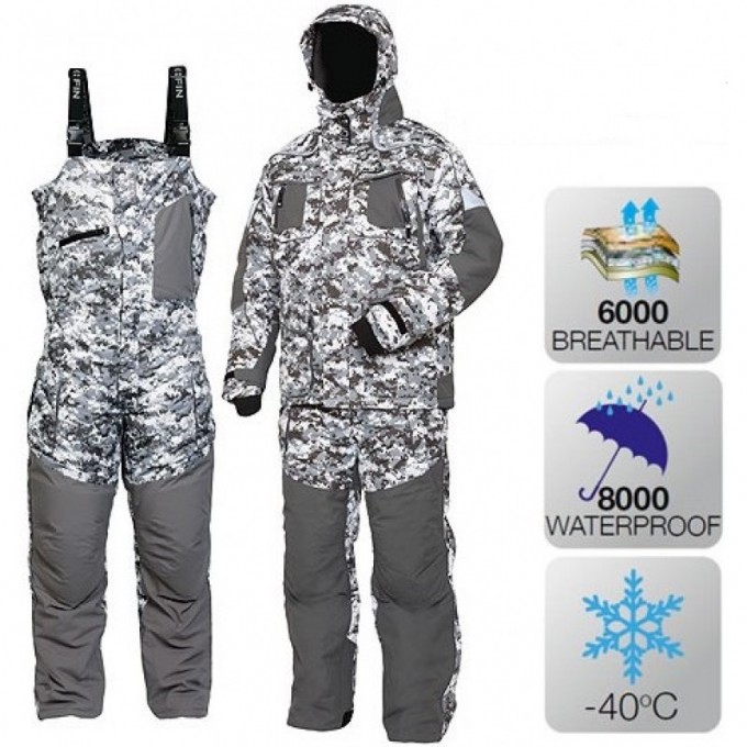Костюм зимний NORFIN EXPLORER CAMO 02 Р.m-l 340102-M-L